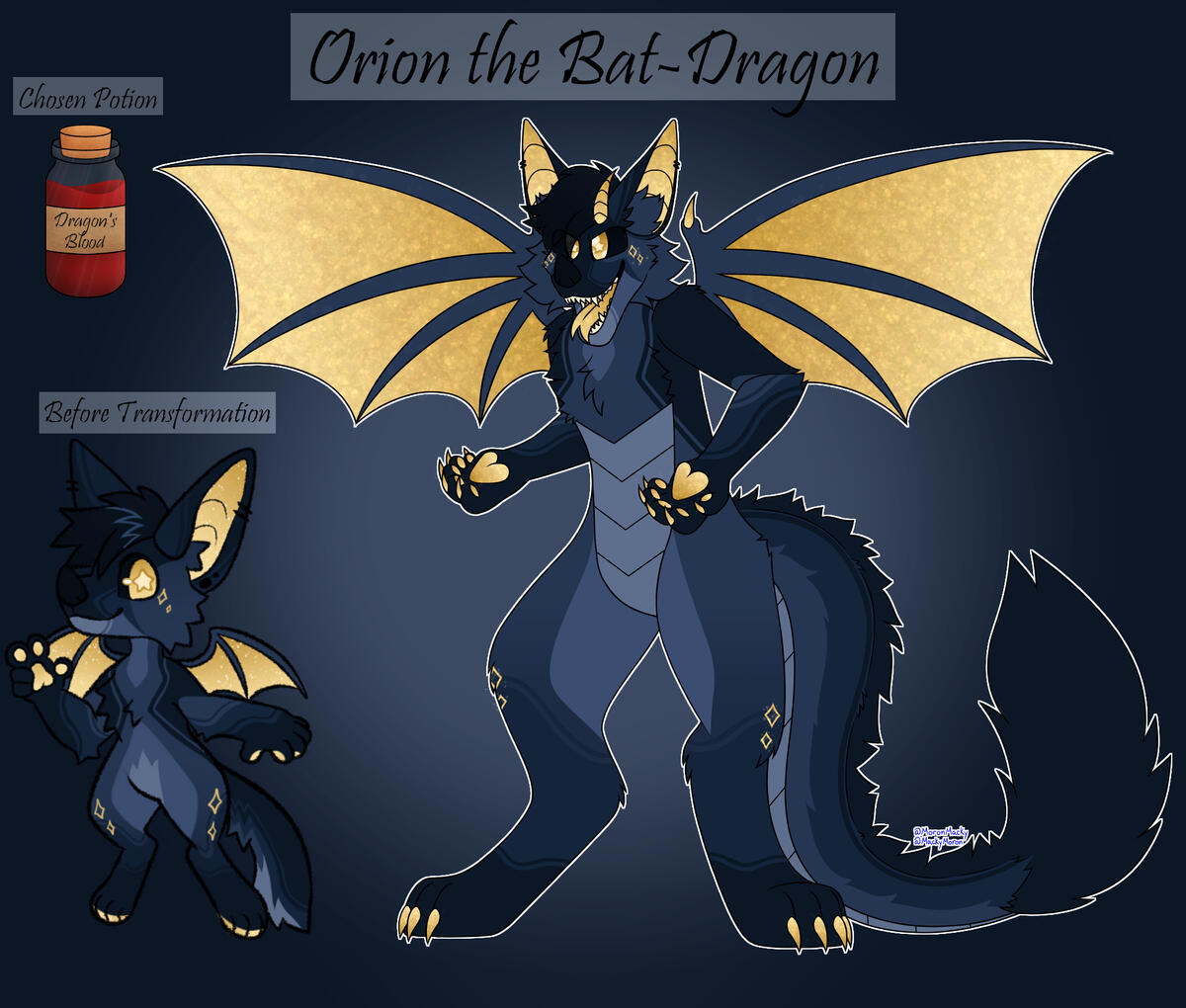 Transformation Potion of Orion the Bat (Personal)